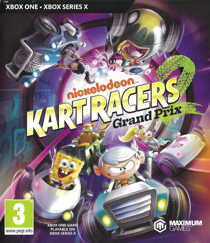 Front Cover for Nickelodeon Kart Racers 2: Grand Prix (Xbox One)