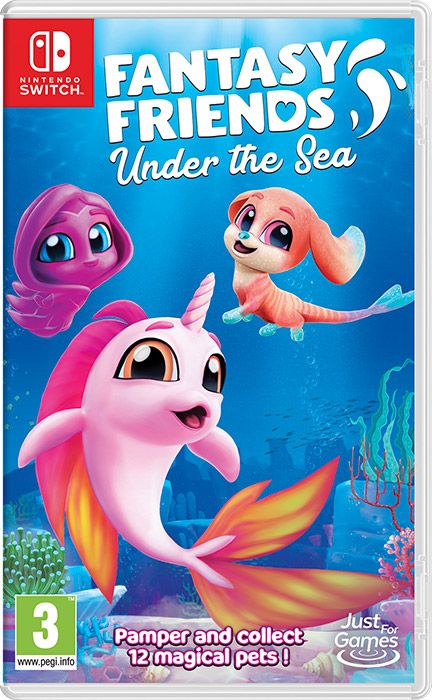 Front Cover for Fantasy Friends: Under The Sea (Nintendo Switch) (download release)