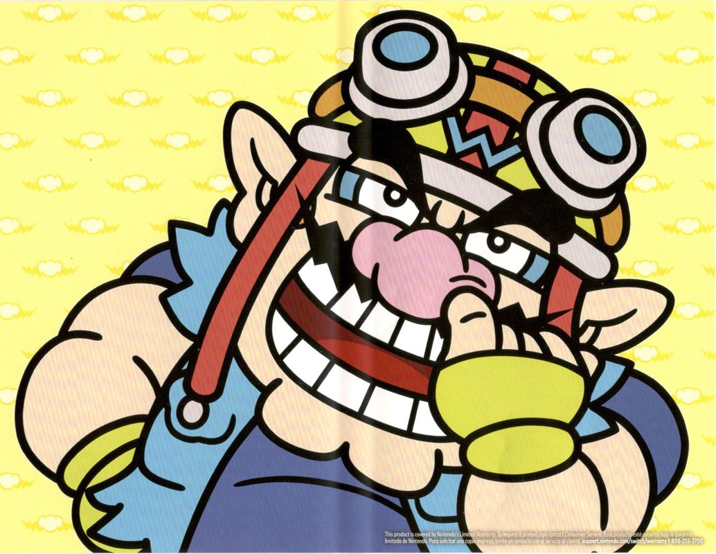Inside Cover for WarioWare: Get It Together! (Nintendo Switch)