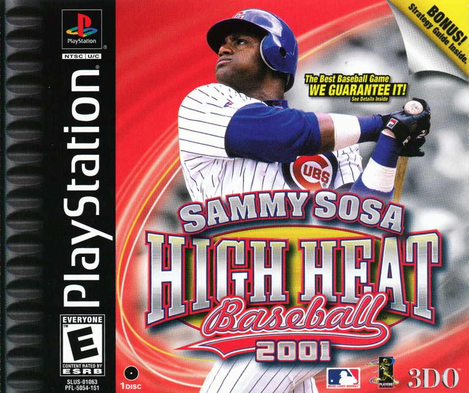 Front Cover for Sammy Sosa High Heat Baseball 2001 (PlayStation)