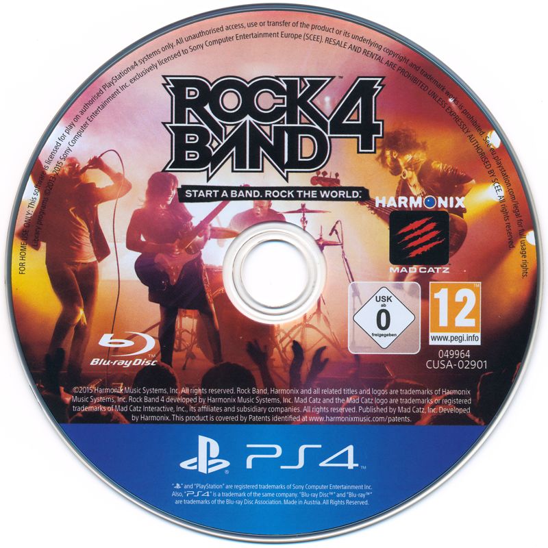 Media for Rock Band 4 (PlayStation 4)