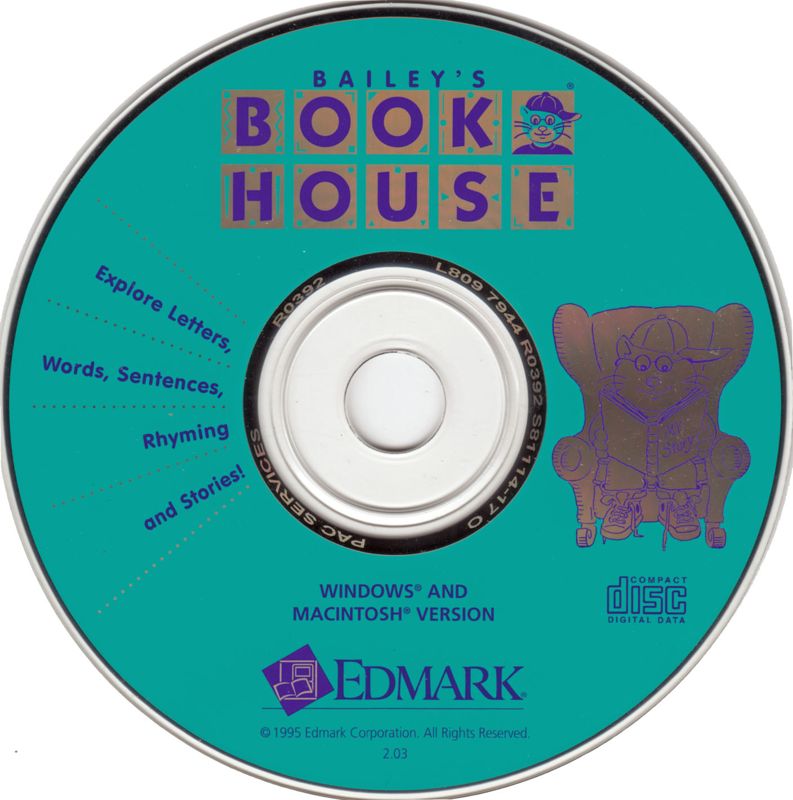 Media for Bailey's Book House (Macintosh and Windows and Windows 3.x)