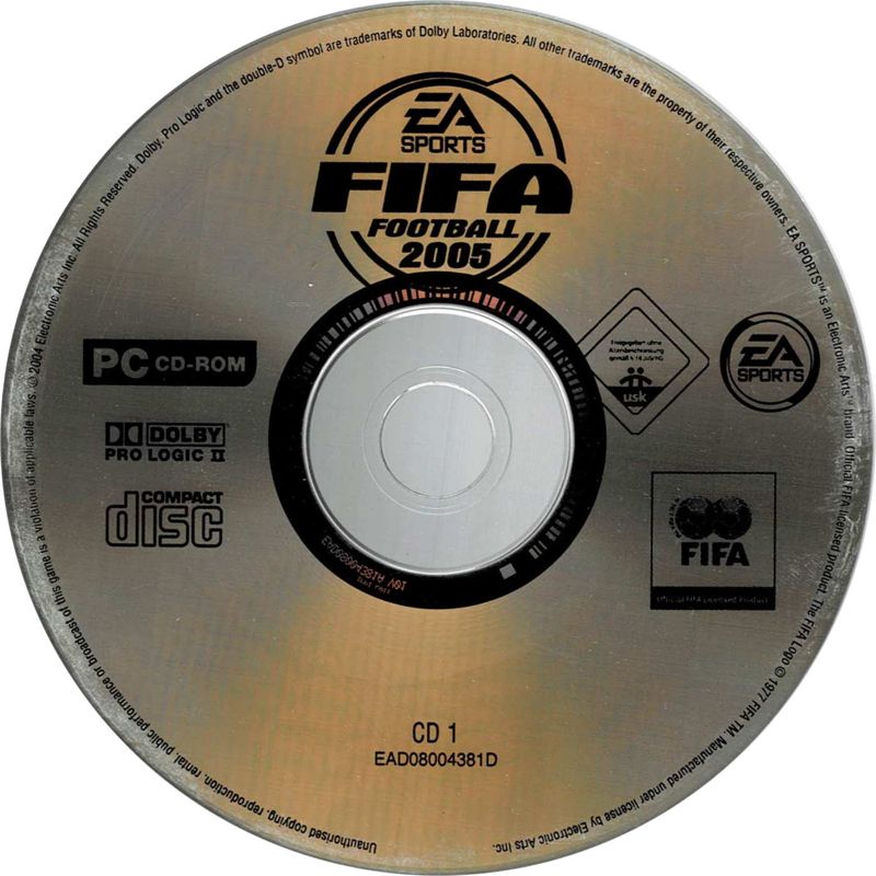 Media for FIFA Soccer 2005 (Windows) (EA Sports Classics release): Disc 1