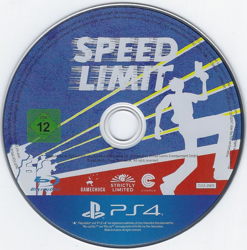 Media for Speed Limit (PlayStation 4) (Strictly Limited Games release)