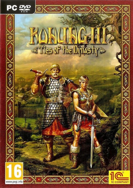 Front Cover for Konung III: Ties of the Dynasty (Windows)