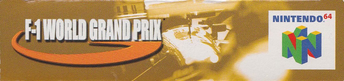 Spine/Sides for F-1 World Grand Prix (Nintendo 64): Left