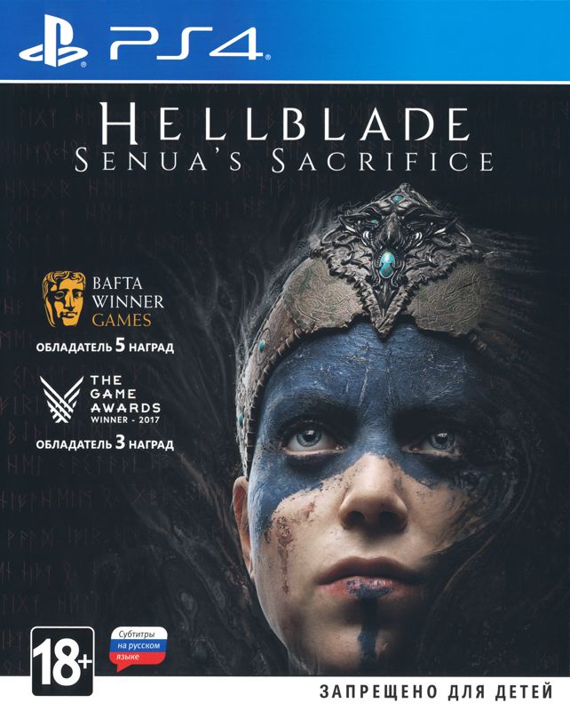 Front Cover for Hellblade: Senua's Sacrifice (PlayStation 4)