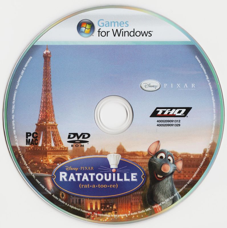 Media for Disney•Pixar Ratatouille (Macintosh and Windows)