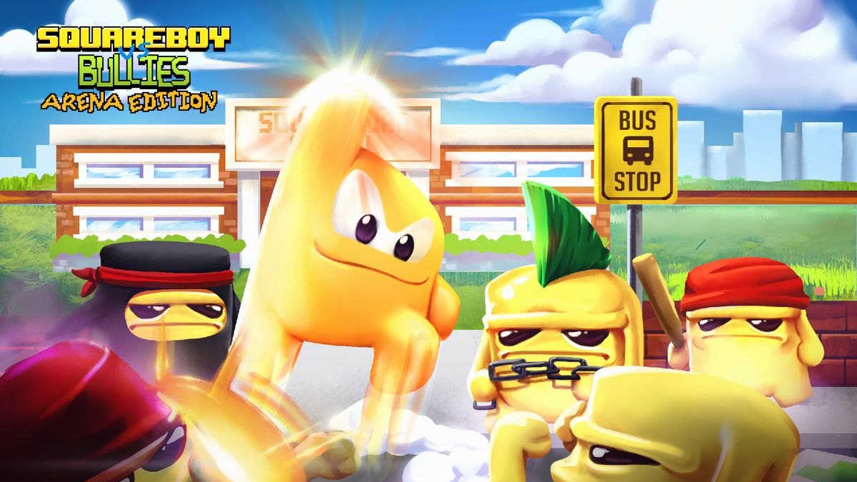 Front Cover for Squareboy vs Bullies (Nintendo Switch) (download release): 3rd version