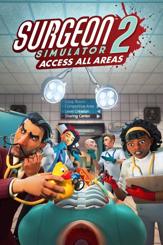 Front Cover for Surgeon Simulator 2: Access All Areas (Xbox One and Xbox Series) (download release)