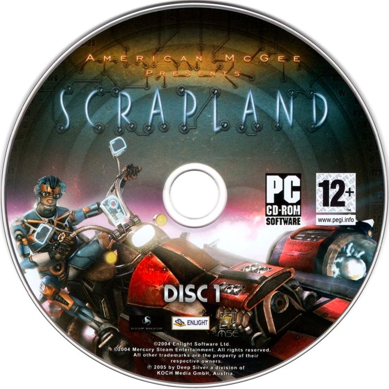 Media for American McGee presents Scrapland (Windows): Disc 1