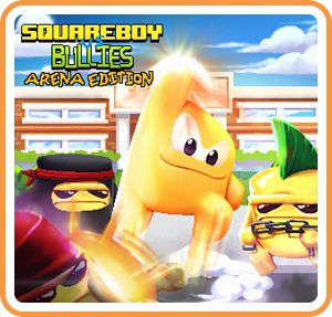 Front Cover for Squareboy vs Bullies (Nintendo 3DS) (download release)