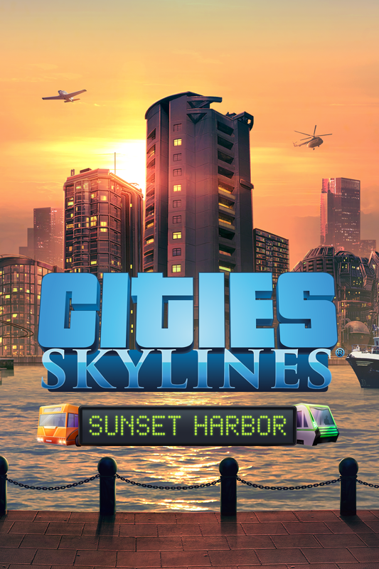 Front Cover for Cities: Skylines - Sunset Harbor (Windows Apps and Xbox One) (download release)