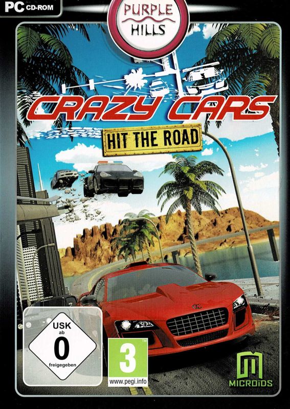 Front Cover for Crazy Cars: Hit the Road (Windows) (Purple Hills release)
