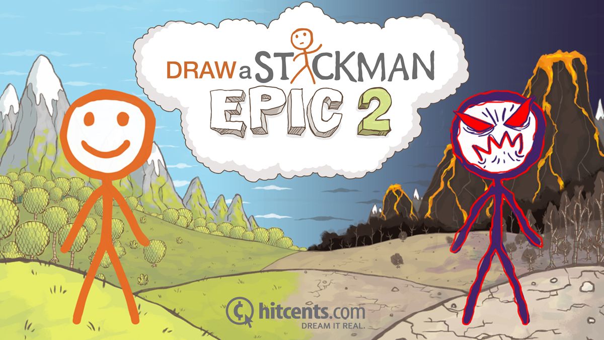 Front Cover for Draw a Stickman: Epic 2 (Nintendo Switch) (download release): 2nd version