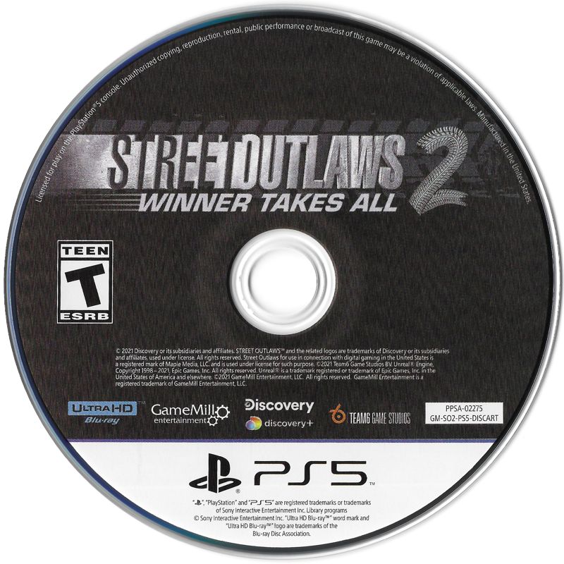 Media for Street Outlaws 2: Winner Takes All (PlayStation 5)