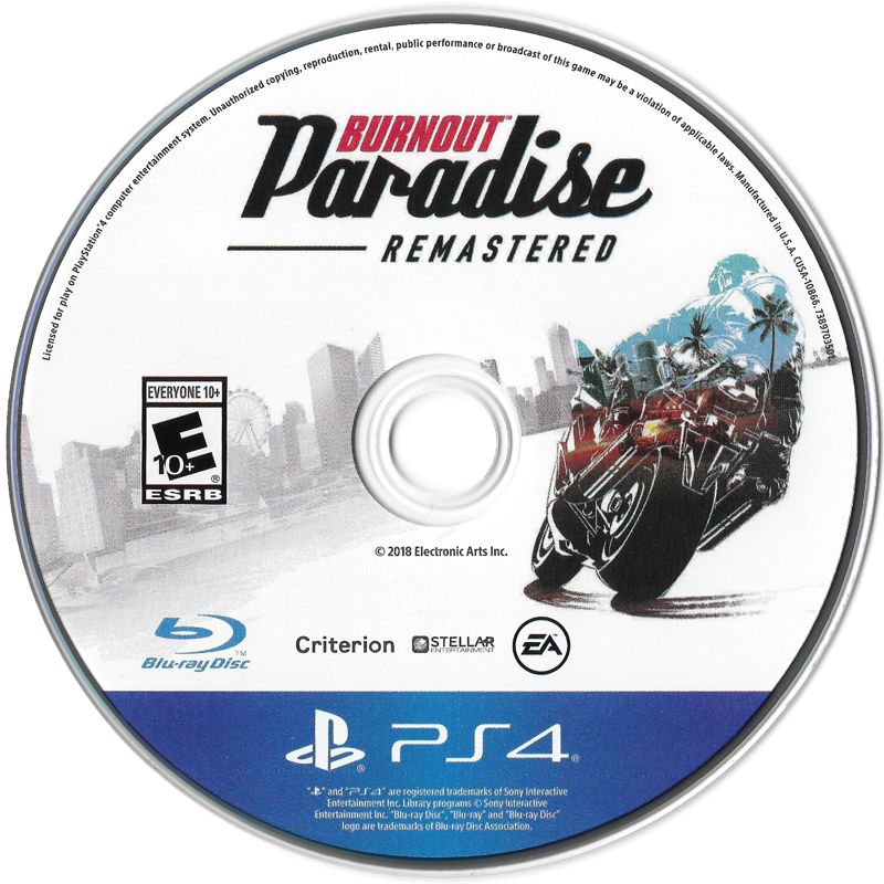 Media for Burnout: Paradise - Remastered (PlayStation 4)