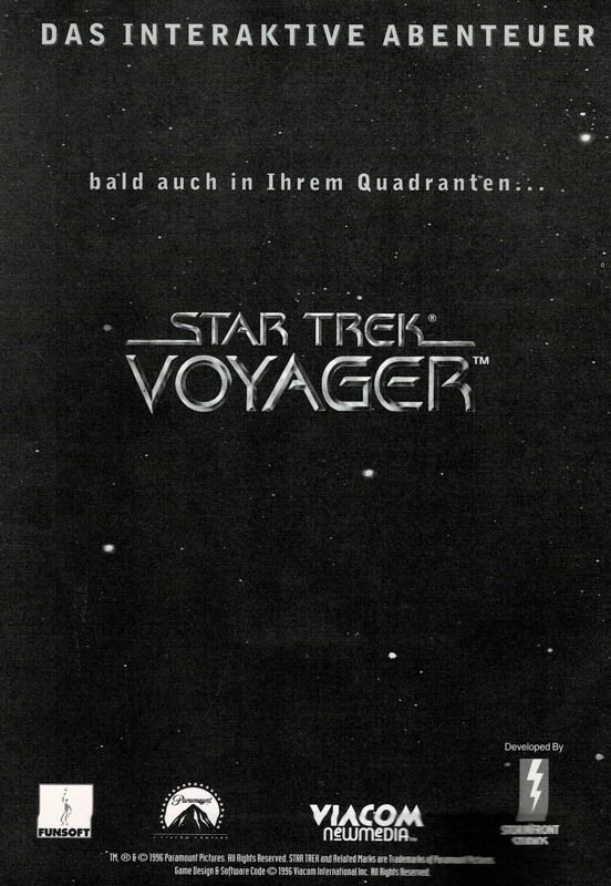 Manual for Star Trek: Deep Space Nine - Harbinger (DOS): Back
