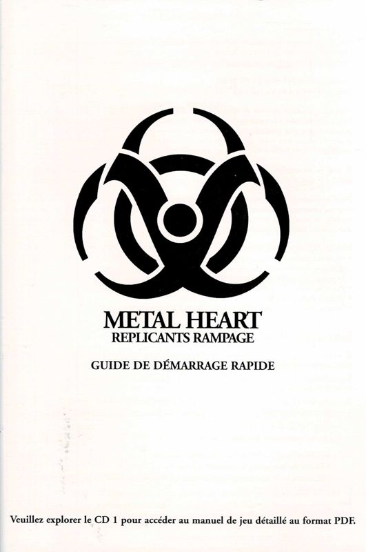 Manual for MetalHeart: Replicants Rampage (Windows): Front