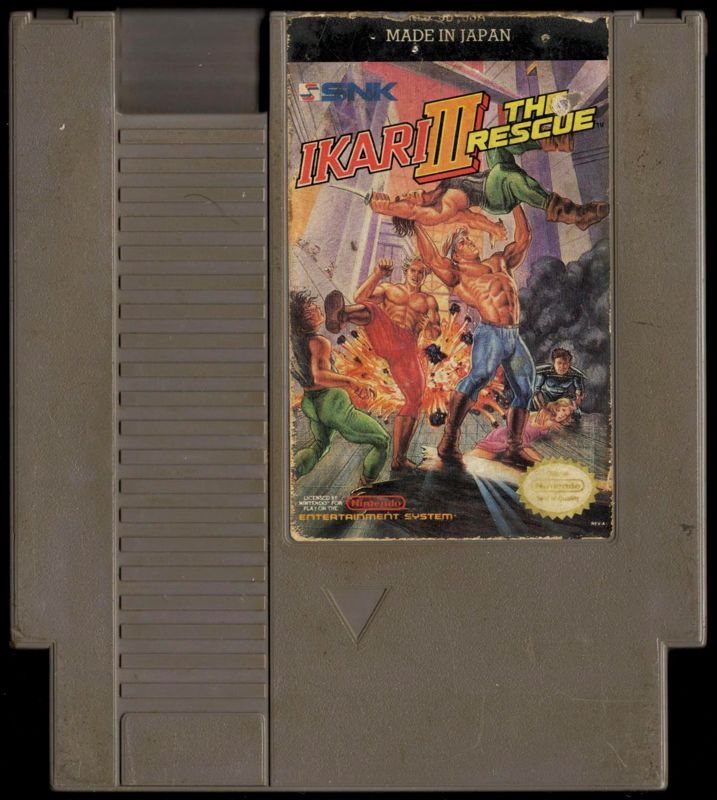 Media for Ikari III: The Rescue (NES)