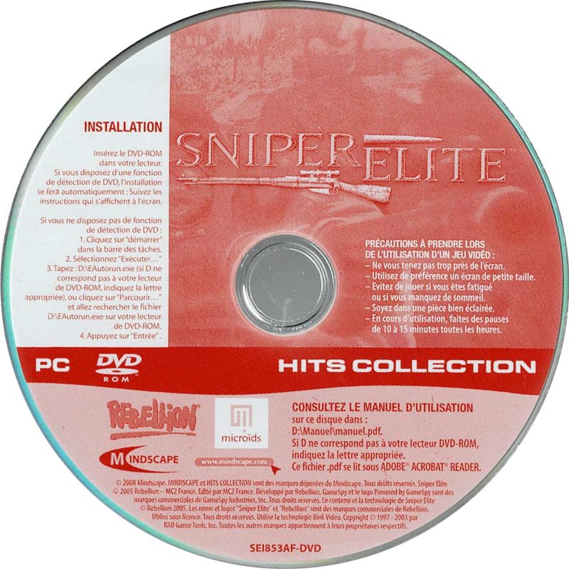 Media for Sniper Elite (Windows) (Hits Collection release)