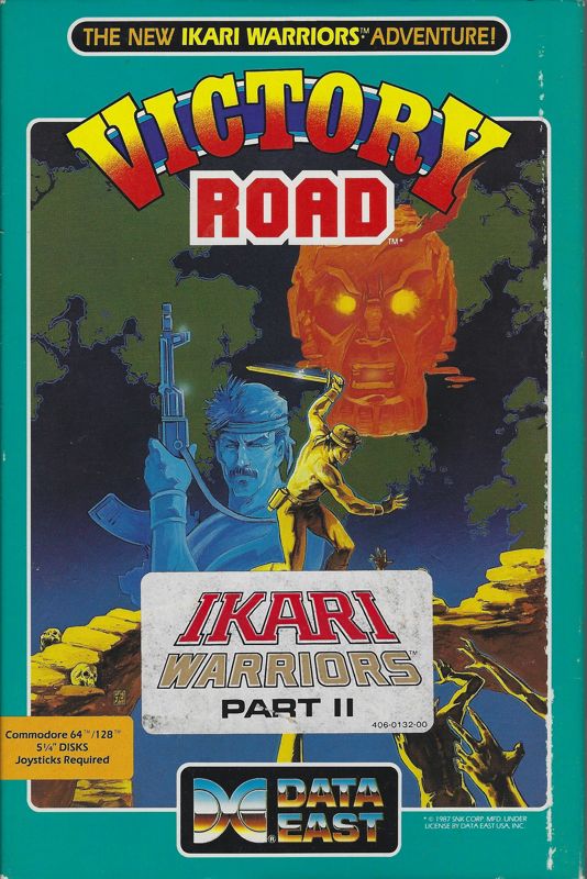 Front Cover for Ikari Warriors II: Victory Road (Commodore 64)