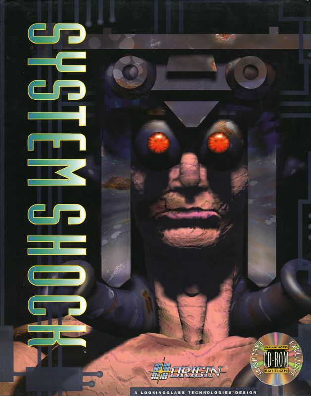 Front Cover for System Shock (DOS)