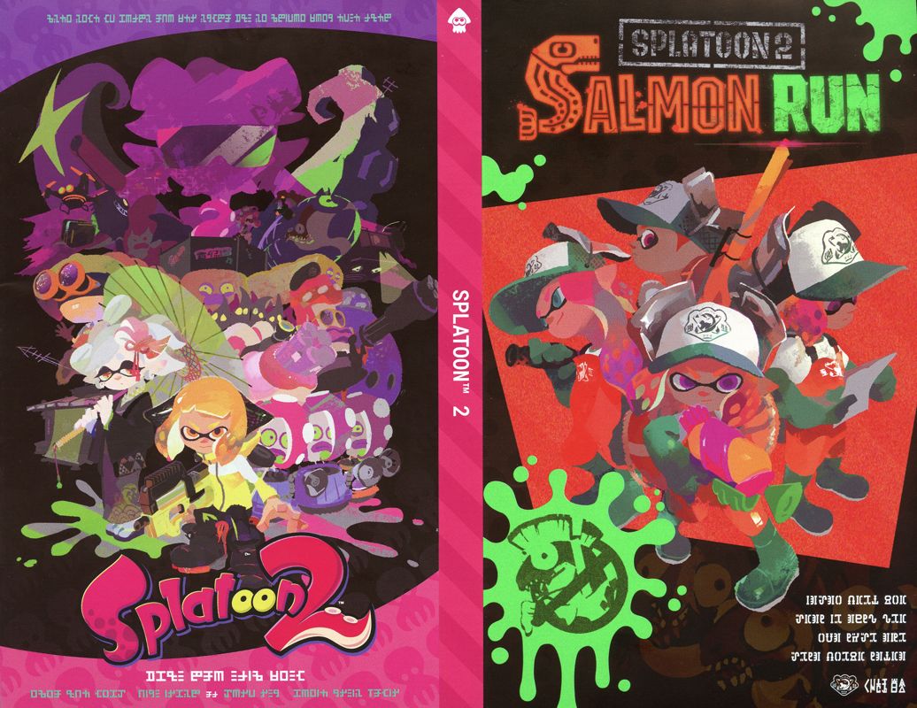 Inside Cover for Splatoon 2 (Nintendo Switch): Complete