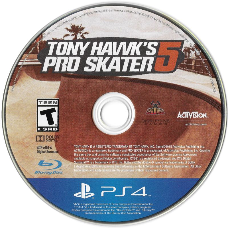 Media for Tony Hawk's Pro Skater 5 (PlayStation 4)