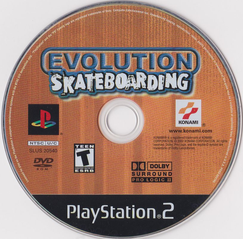 Media for Evolution Skateboarding (PlayStation 2)