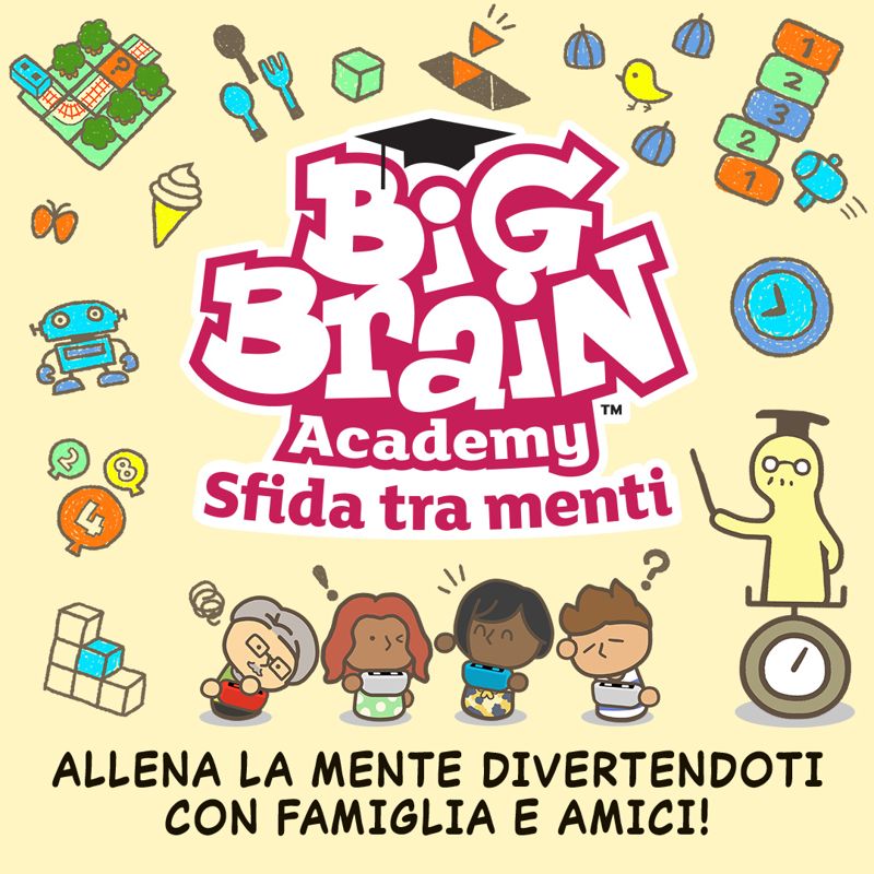 Front Cover for Big Brain Academy: Brain vs. Brain (Nintendo Switch) (download release)