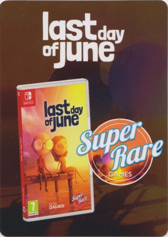 Extras for Last Day of June (Nintendo Switch) (Super Rare Games #53): Art Card - 000 (005)