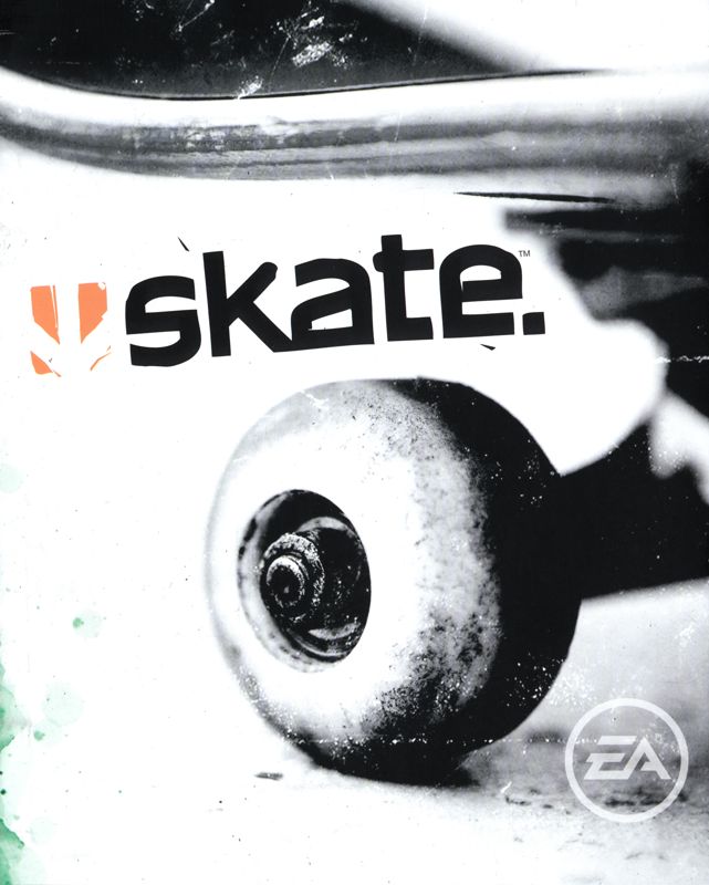 Manual for skate. (PlayStation 3): Front