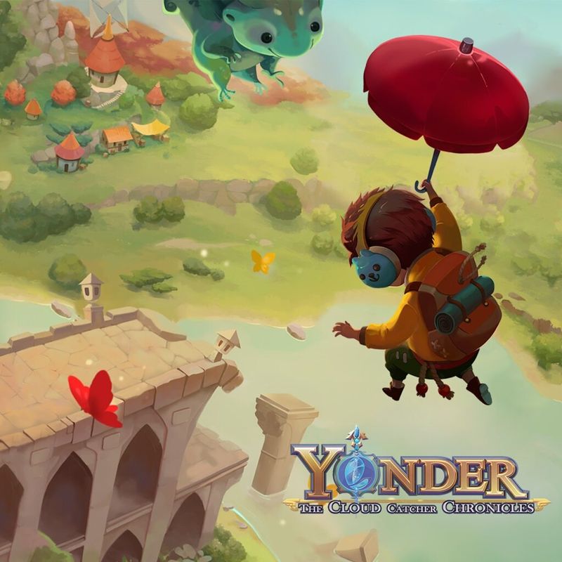 Front Cover for Yonder: The Cloud Catcher Chronicles (PlayStation 5) (download release)