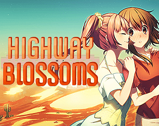 Front Cover for Highway Blossoms (Linux and Macintosh and Windows) (itch.io release)