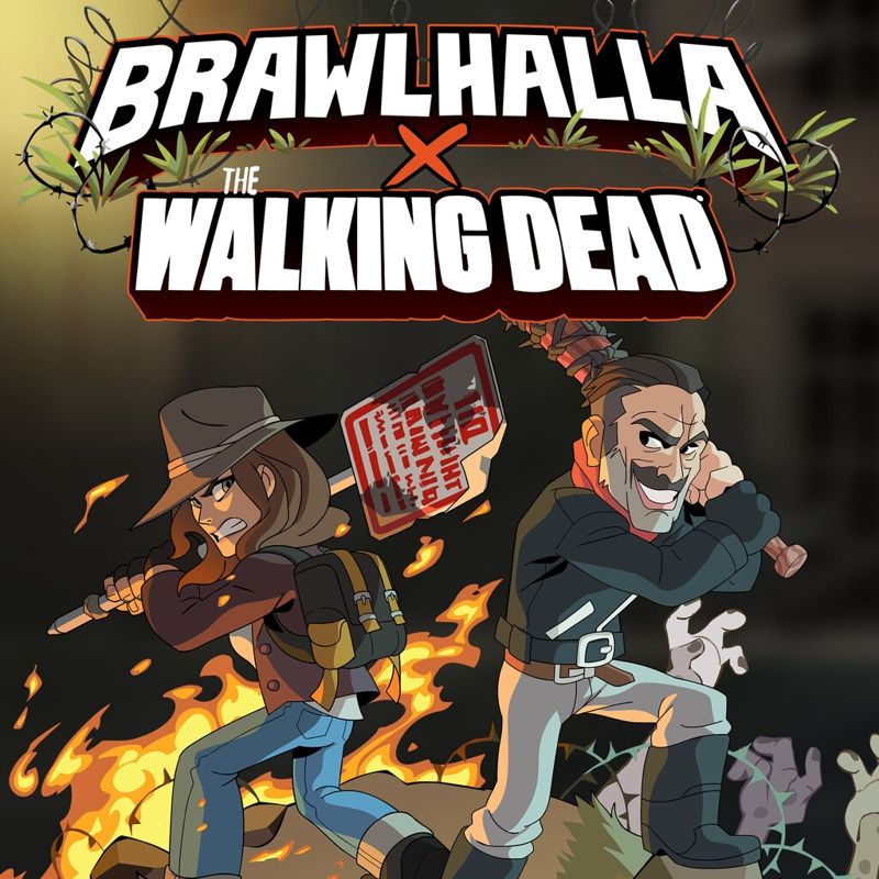 Front Cover for Brawlhalla (PlayStation 4) (download release): The Walking Dead crossover part II update