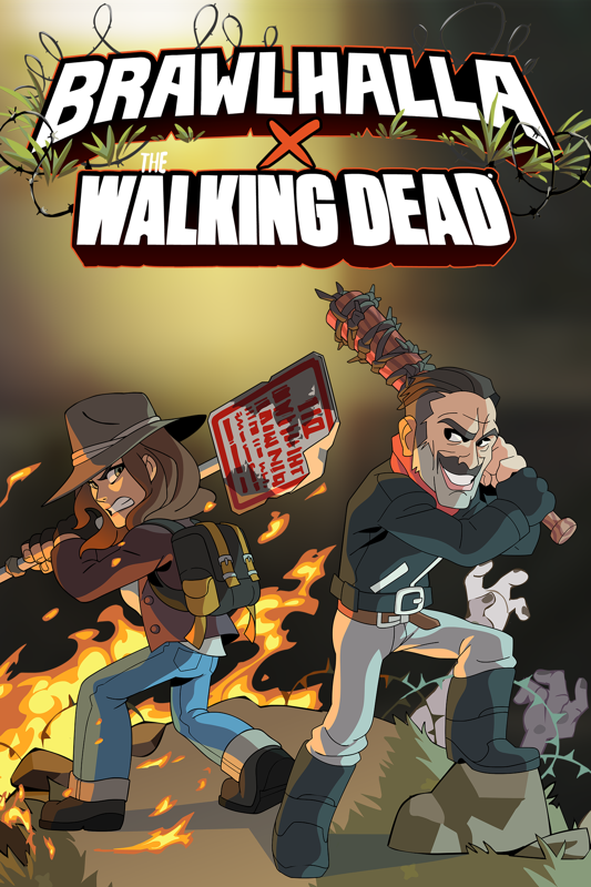 Front Cover for Brawlhalla (Xbox One) (download release): The Walking Dead crossover part II update
