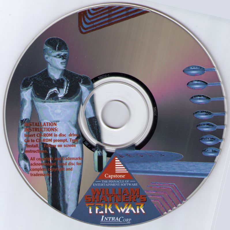 Media for William Shatner's TekWar (DOS)