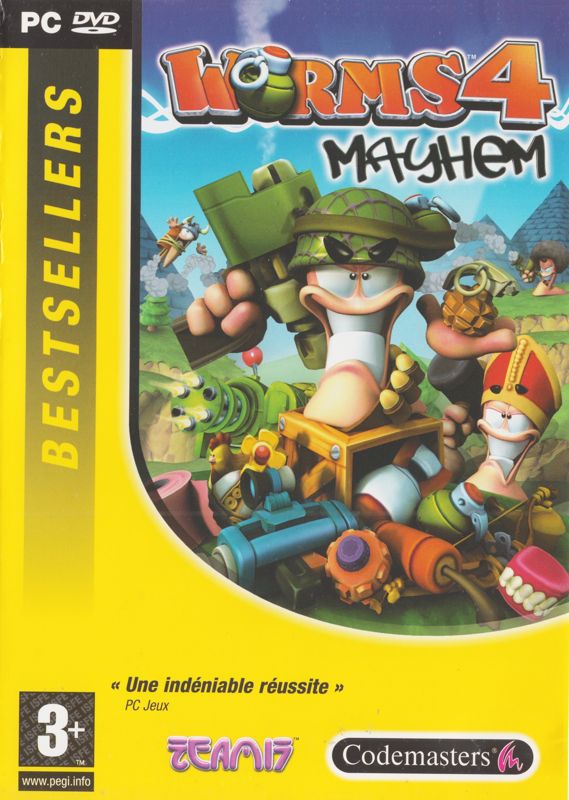 Worms 4: Mayhem Cover Or Packaging Material - MobyGames