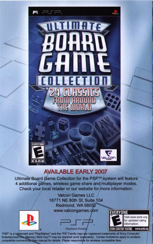 Ultimate Board Game Collection cover or packaging material MobyGames