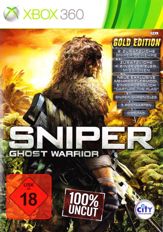 Front Cover for Sniper: Ghost Warrior - Gold Edition (Xbox 360)