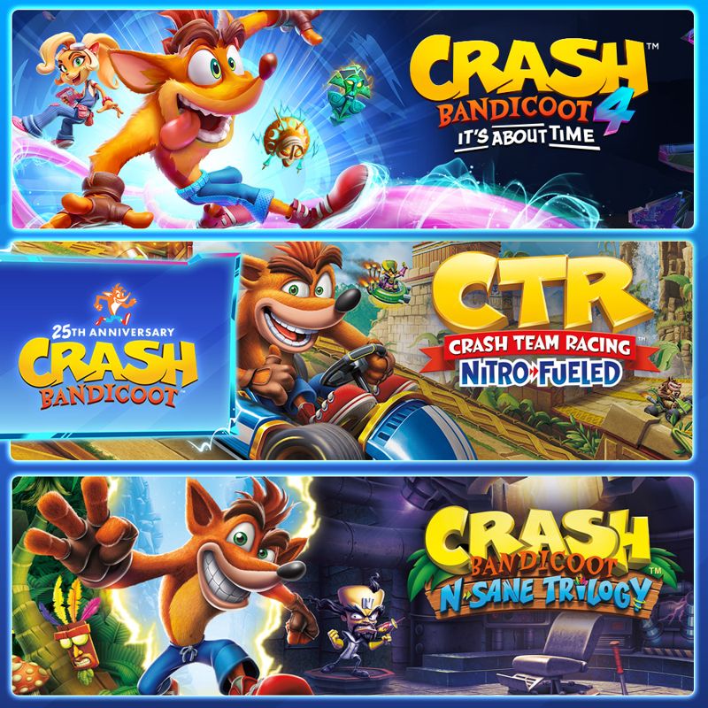 Crash Bandicoot: Crashiversary Bundle cover or packaging material ...