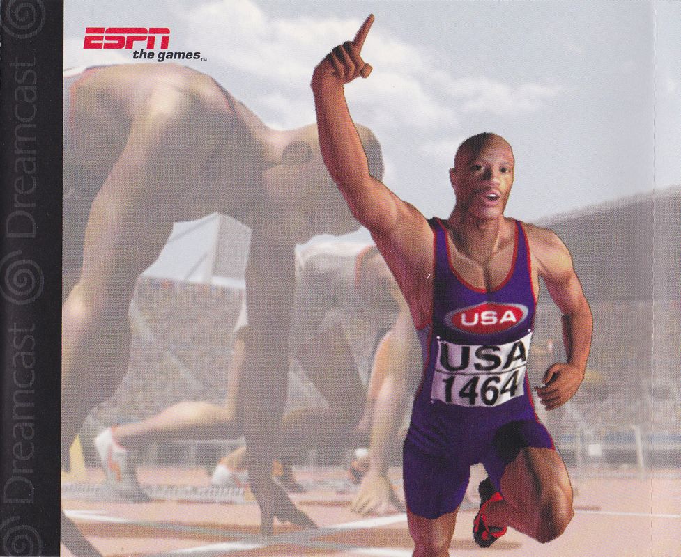 Inside Cover for ESPN International Track & Field (Dreamcast)