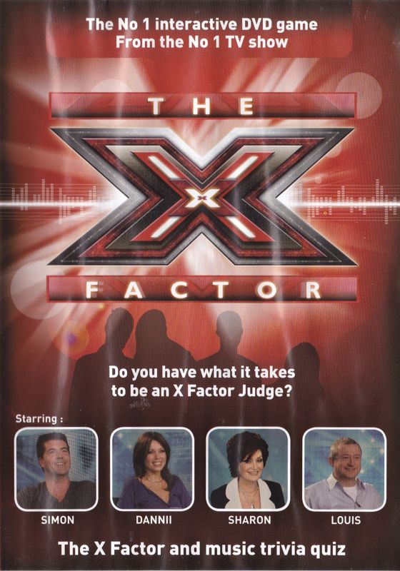 Front Cover for The X Factor: Interactive TV Game (DVD Player)