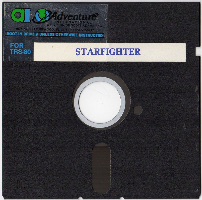Media for Starfighter (TRS-80) (Styrofoam Package)