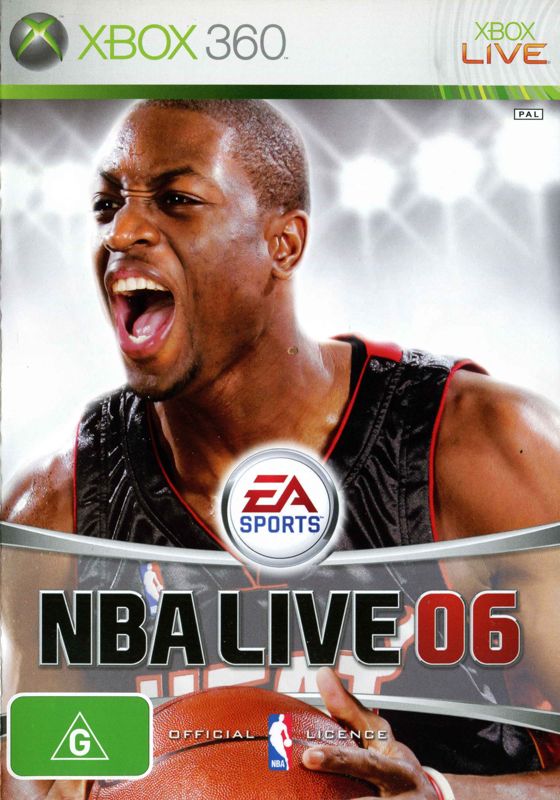 Front Cover for NBA Live 06 (Xbox 360)
