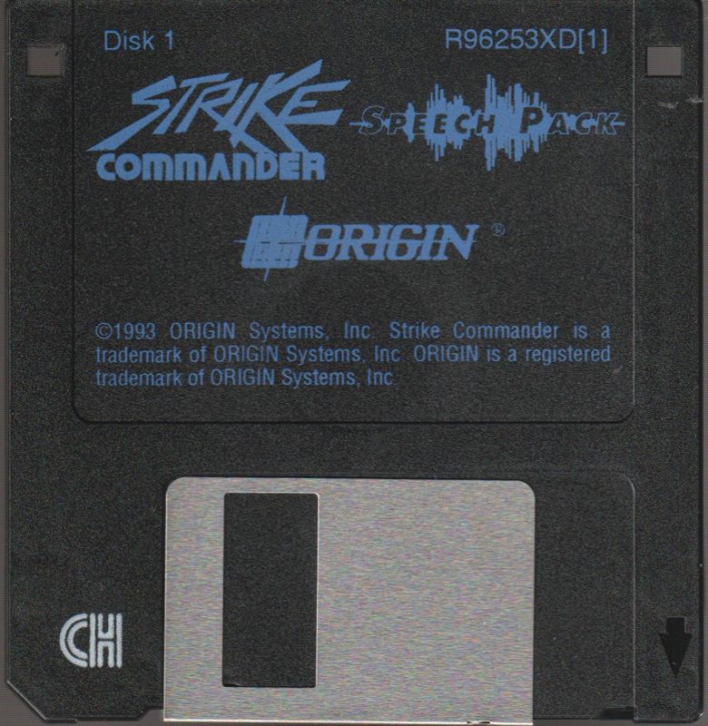 Media for Strike Commander: Speech Pack (DOS): Disk 1