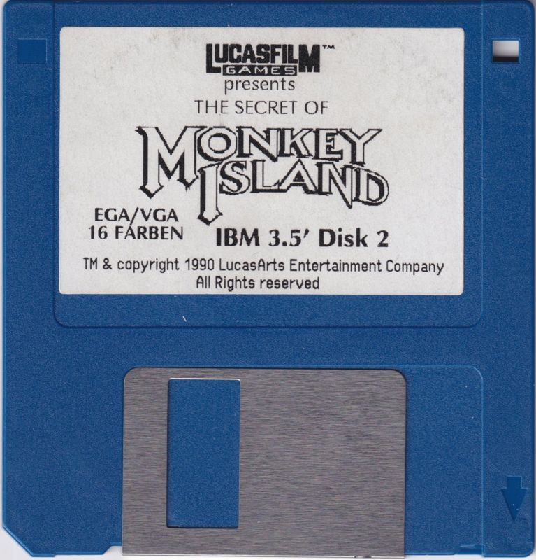 The Secret of Monkey Island cover or packaging material - MobyGames