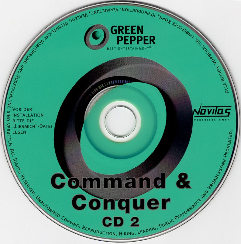 Media for Command & Conquer (Windows) (Green Pepper release (#81)): Disc 2