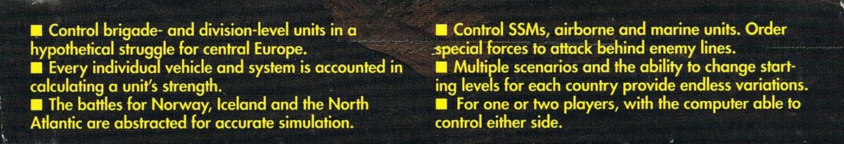 Spine/Sides for Red Lightning (DOS): Bottom
